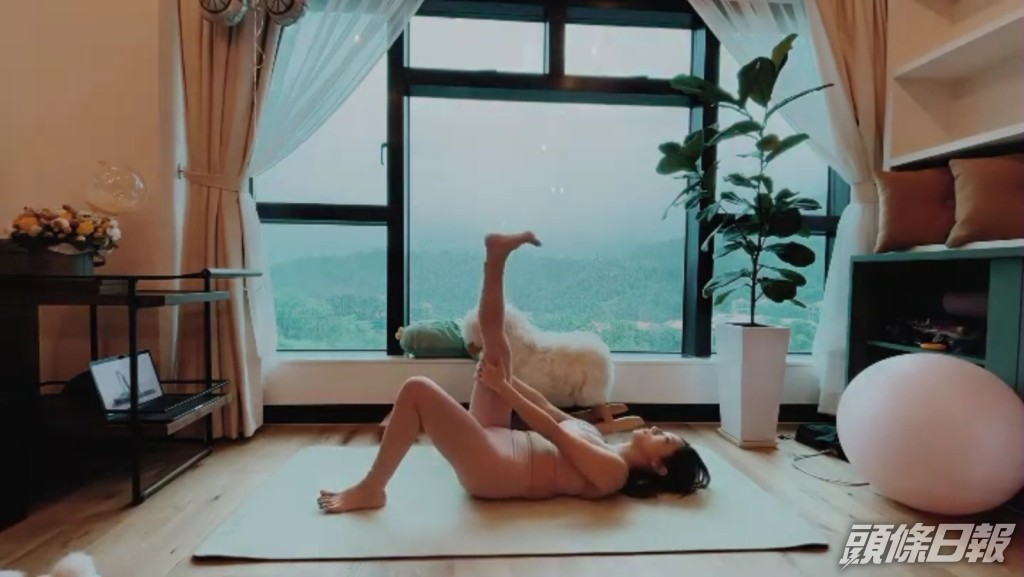 產後的何雁詩康復情況很好。